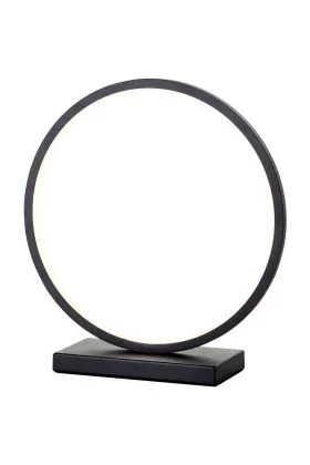 Brilliant Chaumont G94706/76 zwarte ronde tafellamp