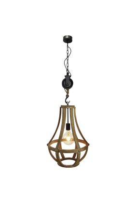 Brilliant Church 93399/45 hanglamp hout