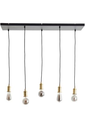 Brilliant Darcia 99814/06 mat messing hanglamp