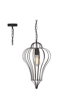 Freelight Divide H1302Z hanglamp zwart