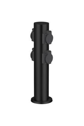 Buitenstopcontact Dody zwart 40cm
