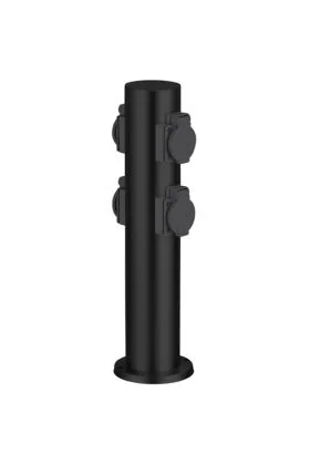 Buitenstopcontact Dody zwart 40cm