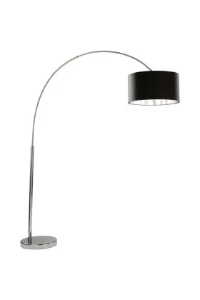 Searchlight Giant Arc EU1013CC chromen booglamp met zwarte kap