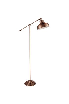Searchlight Macbeth EU2028CU koperkleurige vloerlamp
