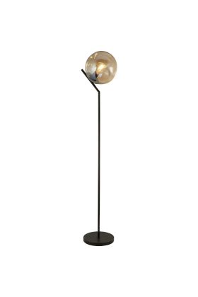 Searchlight Punch EU22122-1BK Champagne kleurige vloerlamp