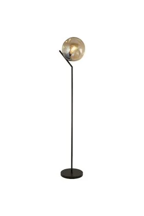 Searchlight Punch EU22122-1BK Champagne kleurige vloerlamp