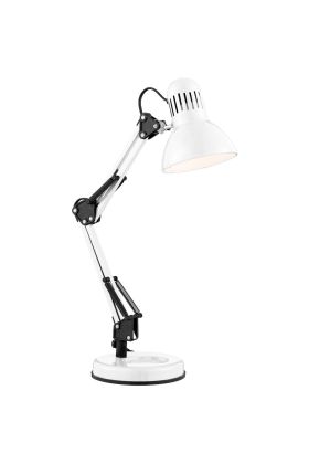 Searchlight Desk EU2429Wh witte bureaulamp