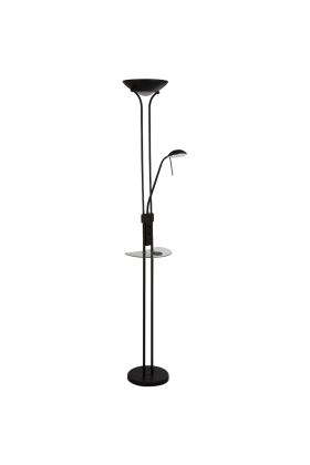 Uplighter Veenendaal zwart 177cm