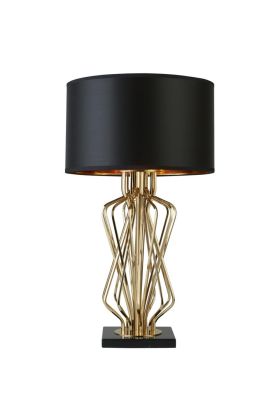 Searchlight Ethan EU4110GO goudkleurige tafellamp