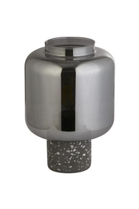 Searchlight Vessel EU60245SM terrazzo tafellamp met rookglas