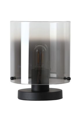 Searchlight Zweden EU88913-1BK rookglazen tafellamp