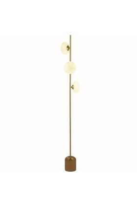 Searchlight Pebble EU94040-3GO goudkleurige vloerlamp