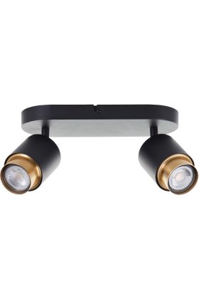 Brilliant Covelo G04913/86 zwart met goudkleurige spot