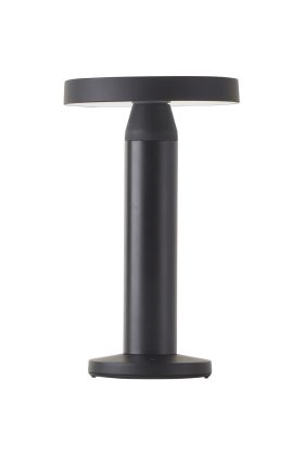 Brilliant Magua G40440/06 zwarte tafellamp met zonnepaneel