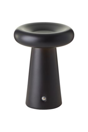 Brilliant Muffin G40895/76 zwarte batterijlamp voor buiten