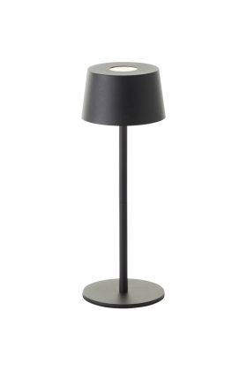 Brilliant Jona G40900/06 zwarte tafellamp met accu