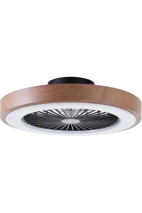 Plafondventilator Slimline hout 49cm