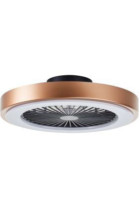 Plafondventilator Slimline goud 49cm