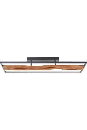 Plafondlamp Chaumont zwart 100cm