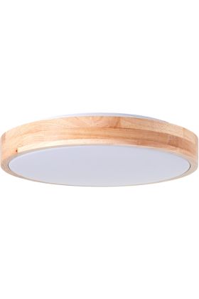 Plafonniere Slimline hout 35cm