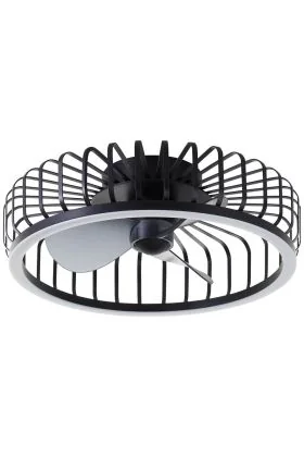 Plafondventilator Capo zwart 48cm