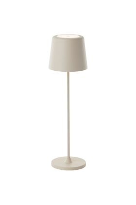 Brilliant Kaami G90939/09 beige usb oplaadbare tafellamp voor buiten