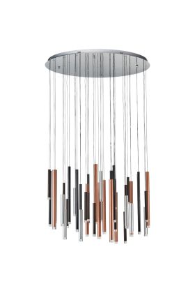 Brilliant Cembalo G99166/20 grote hanglamp met 42 pendels