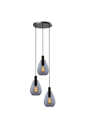 Freelight Dorato H2033SK rookglazen hanglamp