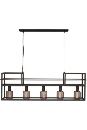 Freelight Culinara H3185Z mat zwarte hanglamp