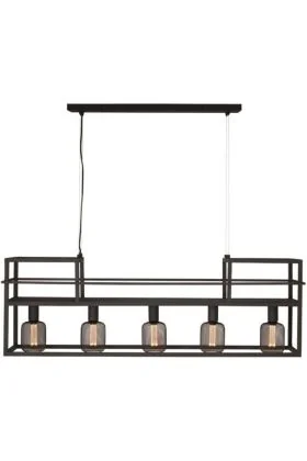 Freelight Culinara H3185Z mat zwarte hanglamp