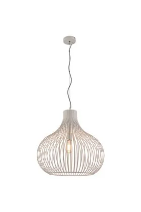 Freelight Aglio H7844C creme kleurige hanglamp van dunne reepjes metaal