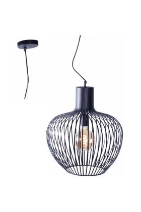 Freelight Arraffone H8355Z zwarte hanglamp van metaal