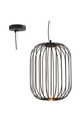 Freelight Piolo H8432Z zwart metalen hanglamp