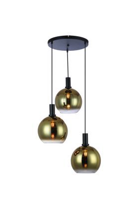 Hanglamp Gradiente H9733GD goud kleurige hanglamp