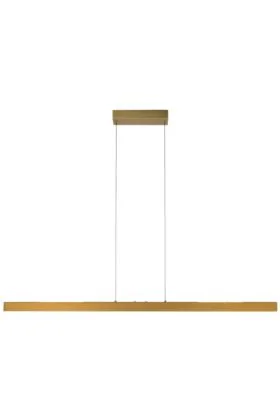 Freelight Traiano H1261B messing kleurige hanglamp met boven en onderlicht