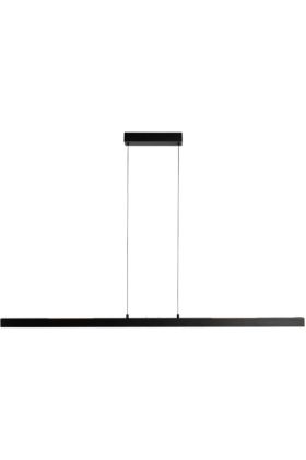 Freelight Traiano H1661Z zwarte 160cm lange hanglamp