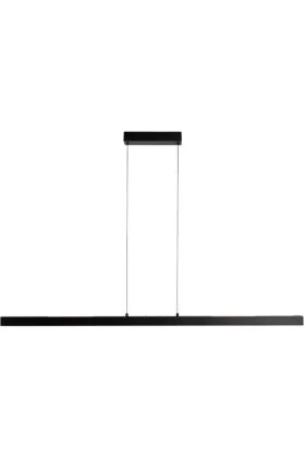 Freelight Traiano H1661Z zwarte 160cm lange hanglamp