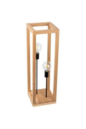 Spotlight Kago 51514274 eikenhouten vloerlamp