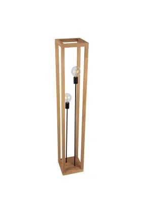 Spotlight Kago 51524274 eikenhouten vloerlamp