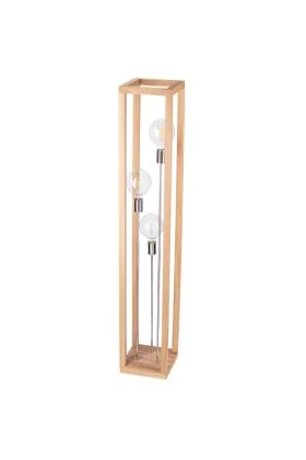 Spotlight Kago 51528374 eikenhouten vloerlamp