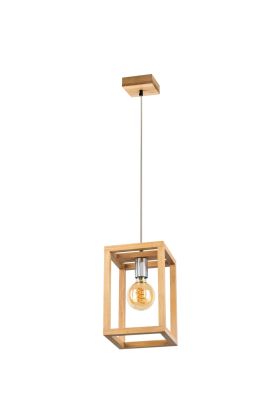 Spotlight Kago 61580174 eikenhouten hanglamp