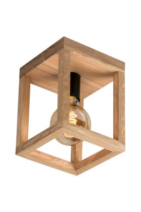 Spotlight Kago 9154174 eikenhouten plafondlamp