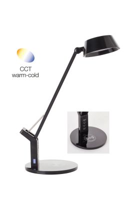 Bureaulamp Kaila zwart