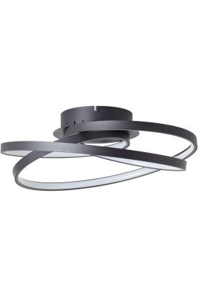 Plafondlamp Labyrinth zwart 40cm