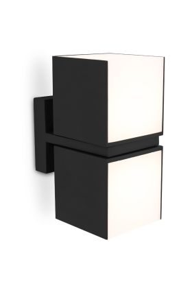 Lutec Cuba 5193801012 mat zwarte draaibare wandlamp