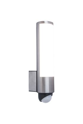 Lutec Leda 5267103001 staal kleurige wandlamp met bewegingsmelder