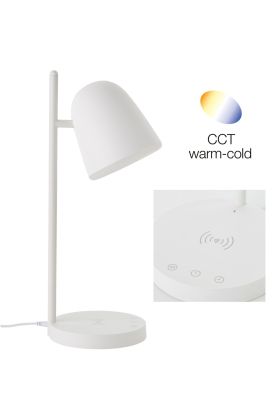 Bureaulamp Neda wit 41cm