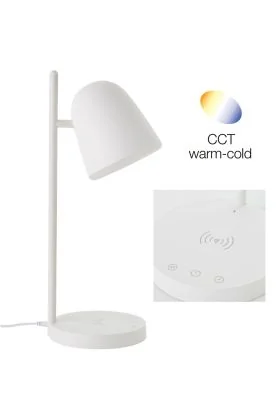 Bureaulamp Neda wit 41cm