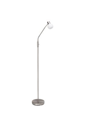 Brilliant Philo G16358/13 vloerlamp nikkel