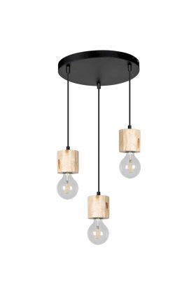 Spotlight Pino 7161350R pijnboomhouten hanglamp